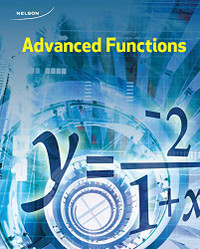 Nelson Advanced Functions 12: Student hardcover Book text