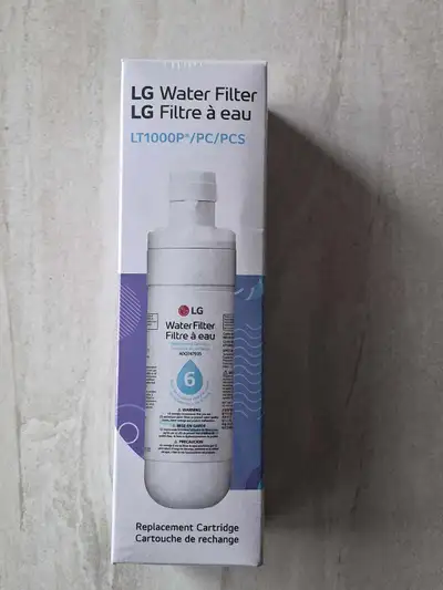 Genuine LG water filter cartridge. Brand new, unopened in package. No longer needed since changed fr...