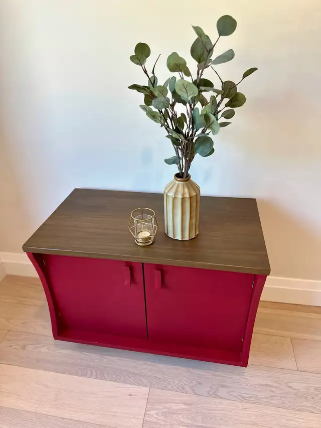Small storage cabinet- newly refinished! in Bookcases & Shelving Units in Hamilton - Image 6