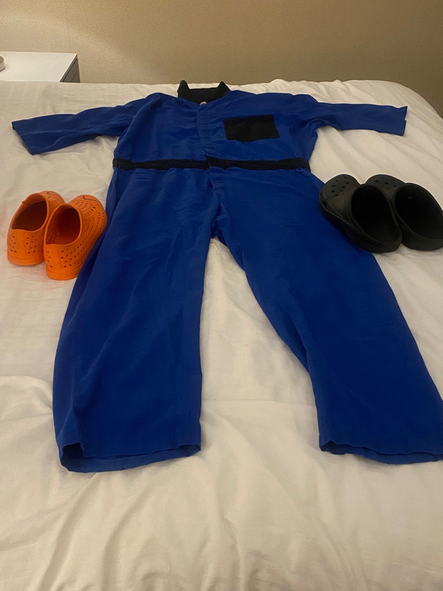 Inmate worn,  jail jumpsuit and shoes from Alberta in Costumes in Calgary