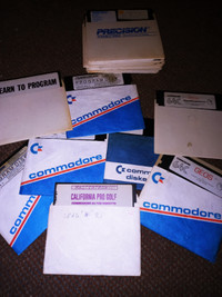 COMMODORE  64C  FLOPPY  DISCS