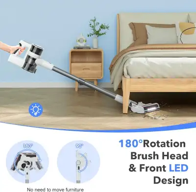 Cordless Vacuum Cleaners, 2200mAH Battery Rechargeable Vacuum, View more