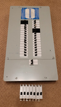 125A 32-Circuit Commander Electrical Panel and Breakers