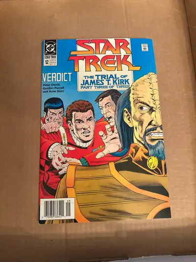 "STAR TREK" Issue # 12 (Sept, 1990, DC Comics) Sci-Fi Comic Book(Books)