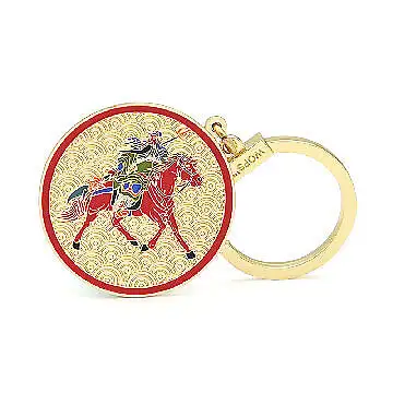 Kuan Kung on Horseback Anti-Betrayal Amulet, View more