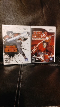 Used No More Heroes 1 and 2 for Nintendo wii