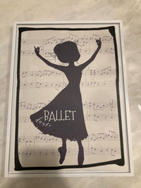 Ballet Ballerina Canvas Wall Art Picture