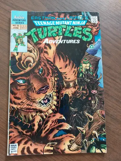 TMNT Adventures Comic from June 1992 by Archie Comics, View more
