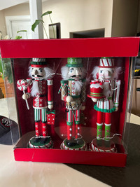 3 Nutcrackers from Bombay ( 12 inch high )