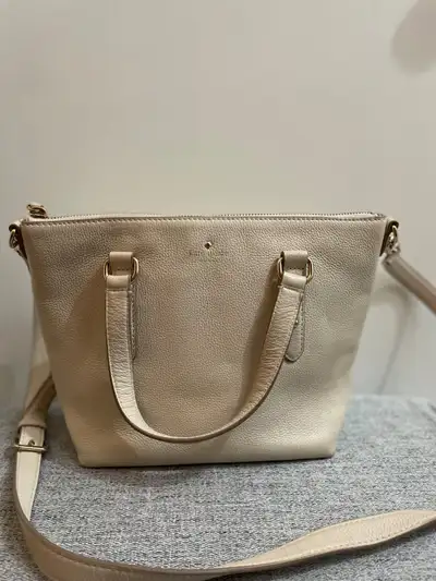 Kate Spade Cream Leather Purse, View more