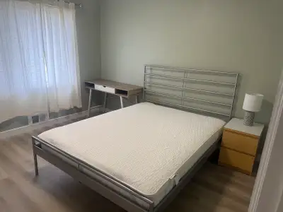 Calgary NW Furnished Private Queen Bedroom for Rent Single Female Tenant Only Near Centre St | Highl...