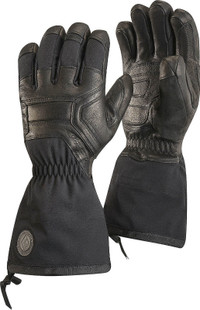New Black Diamond Goretex Thermal Waterproof Leather Gloves - S
