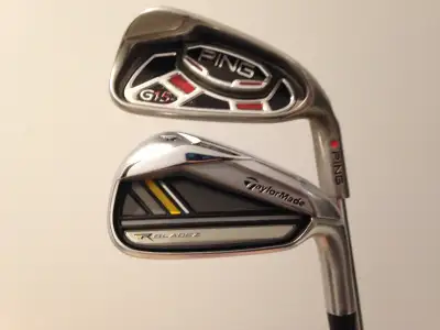 Ping G15 #4 iron stiff, Taylormade Rocket Bladez #4 iron Regular, View more