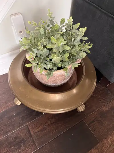 Antique copper stand , View more