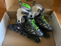 Green Firefly Rollerblades Adjustable Size 5-7.5