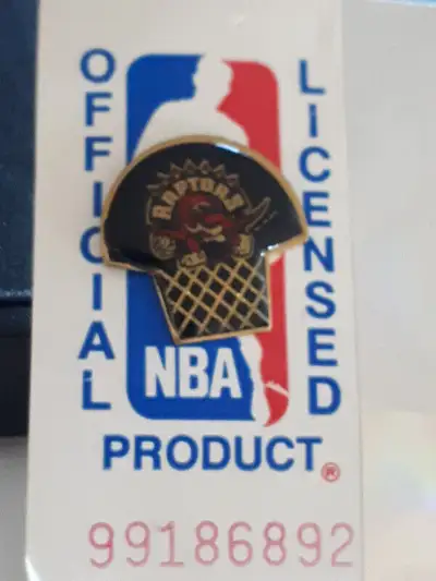 Toronto Raptors Basketball Backboard & Net Collectible Pin, View more