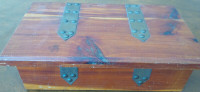 2 Beautiful Vintage Wooden Treasure/Keepsake Boxes