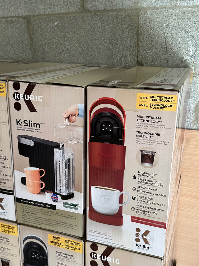 Keurig K-Slim Single serve K-cup pod coffee maker in Coffee Makers in Markham / York Region - Image 2