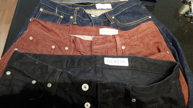 Jeans gustin raw denim size 35 in Men's in City of Toronto - Image 3