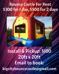 Commercial bouncy castle for rent in the GTA!