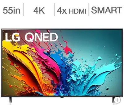 Télévision QNED 55'' 55QNED85TUA 4K UHD HDR IPS 120Hz Smart, View more