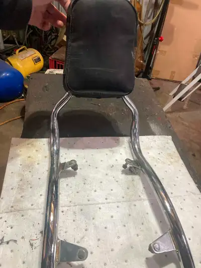 fits first Gen VLXs 1988 to 98 only.$200 FIRM ,backrest has peice of repair Vinyl on top. can mail i...