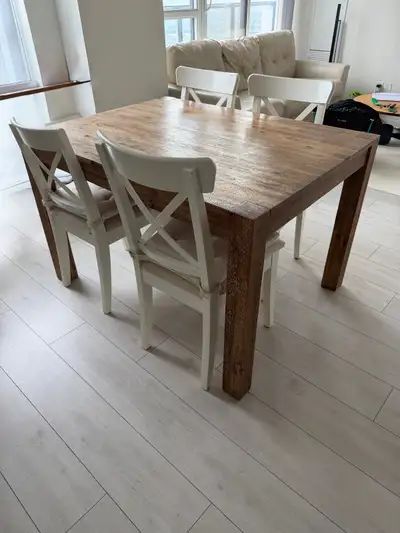 Dining Table and Chairs, Set of 4, View more