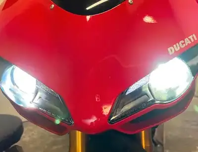 Ducati Super Bright Headlight Bulbs long lasting be more visible crystal clear white no more dual ye...