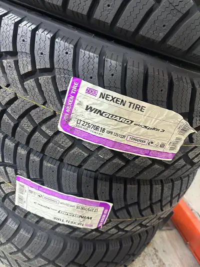 NEW LT275/70/R18 NEXEN Snow– RAM/Ford F250/F350/Sierra/Silverado Set of Four NEW LT 275 70 R18 Nexen...