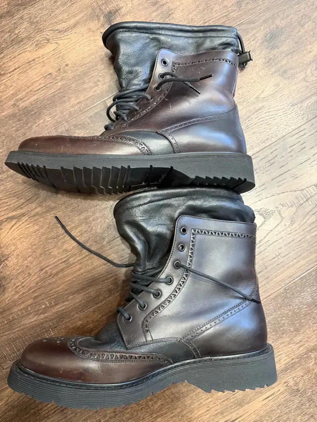 Brand New Prada Combat Boots- Mens size 9 in Men's Shoes in Mississauga / Peel Region - Image 4