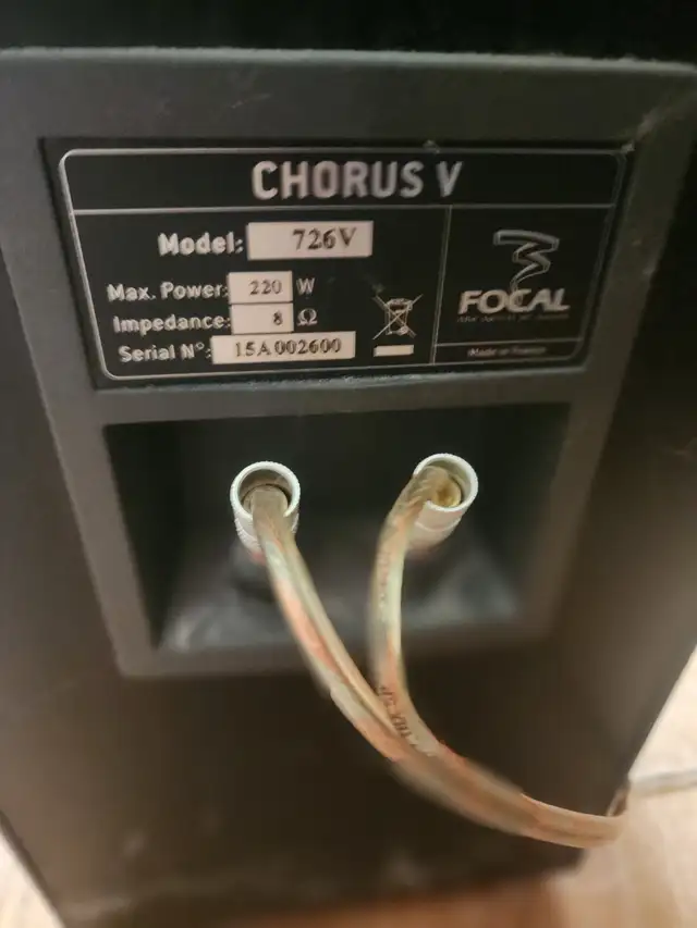 Focal Chorus 726 v in Speakers in Oshawa / Durham Region - Image 2