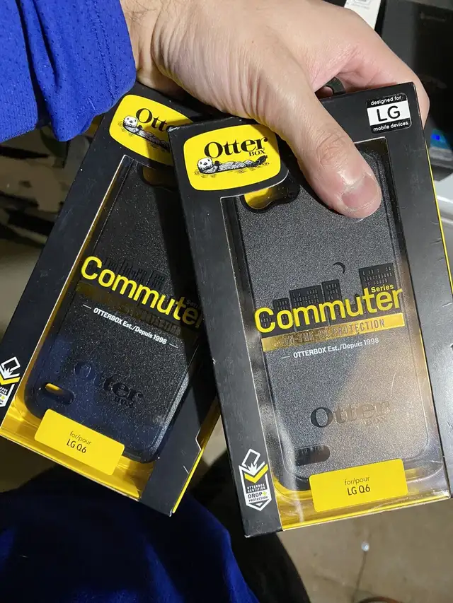 Otterbox commuter for LG Q6 brand new 2 available $10 each  in Cell Phone Accessories in Hamilton - Image 2