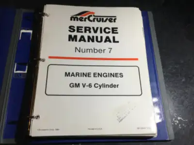 Mercury Mercruiser Marine Engines GM V-6 Cylinder Workshop Service Repair Manual #7 Mercury Marine P...