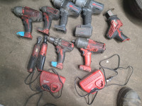 Cordless tool lot as is parts or repair Milwaukee