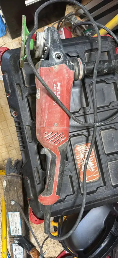 Hilti concrete grinder, View more