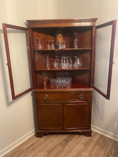 Knechtel corner china cabinet/hutch, View more