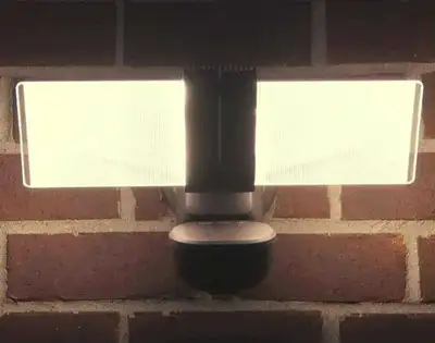 DEFIANT 270° INTEGRATED LED MOTION SENSOR BRONZE OUTDOOR SECURIT, View more