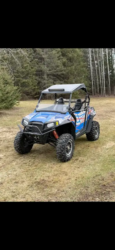 2013 Polaris RZRS 5800 km runs and drives great. Have a full windshield for it and a 60” plow that h...