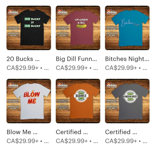 Novelty Tees, Mugs, Hoodies and more!  in Other in Hamilton - Image 3