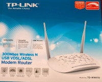 TP-Link Router/modem VDSL Used 