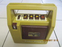 Fisher Price Cassette Tape Player Recorder Model 826 Circa 1980