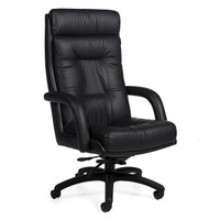 Chaise de Direction - Cuir Noir - Executive Black Leather Chair