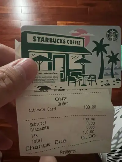 Starbucks gift card, View more