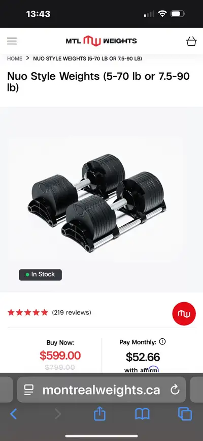 Paire de dumbbells ajustables, View more