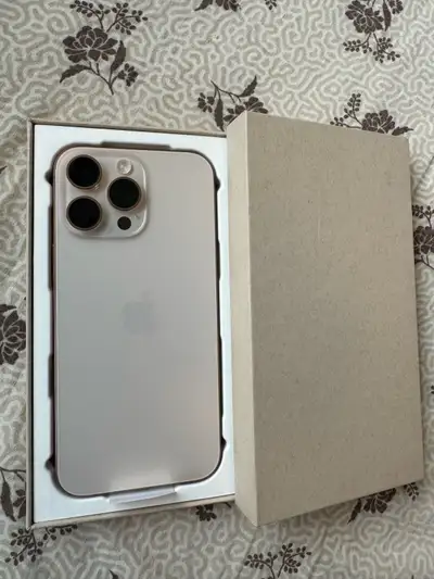 Selling a brand new - NON ACTIVATED - iPhone 16 Pro Max Desert Titanium - 256GB Storage Dual eSim (U...