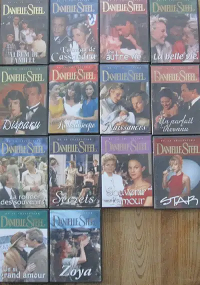 Boîte 176 90's 03 en DVD Collection Danielle Steel 1 - Album De Famille 2 - L'Anneau De Cassandra 3...