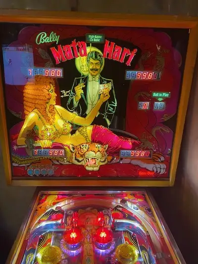 1978 Bally Mata Hari Pinball Machine (Solid State), View more