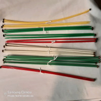 Vtg 1950s Hudsons Bay Eatons Woolworths plastic knitting needles