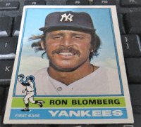 1976 O-Pee Chee Ron Blomberg Baseball Card No. 354
