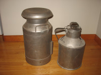 Cherry-Burrell Corp Steel Milk Can with Lid